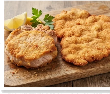 Kotlet schabowy a sznycel wiedeński: czym naprawdę się różnią?
