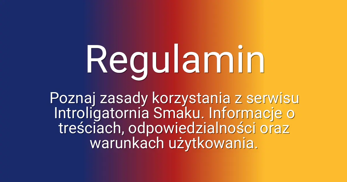 Regulamin