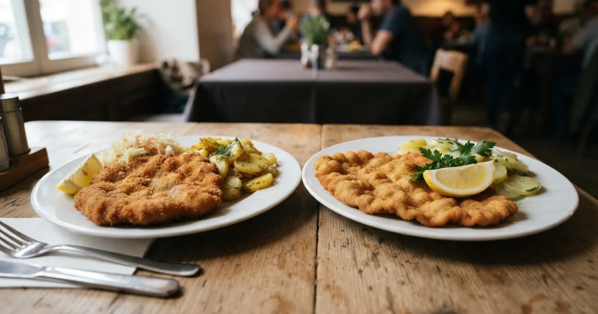 Kotlet schabowy a sznycel wiedeński: czym naprawdę się różnią?