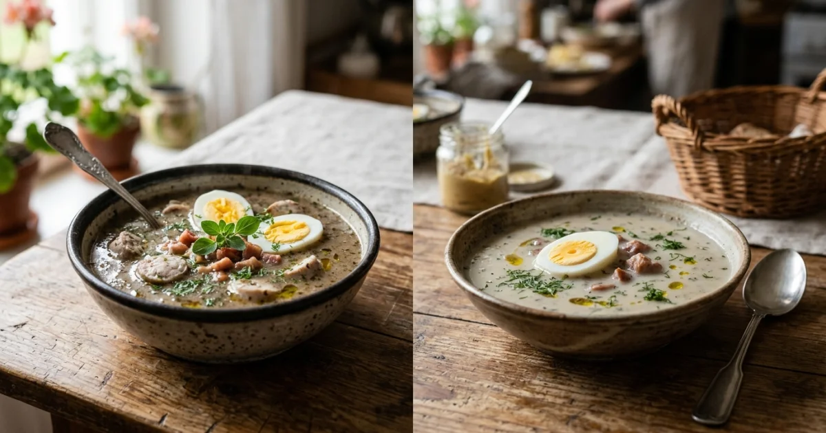 Żur a barszcz biały: czym się różnią i jak ich nie pomylić?